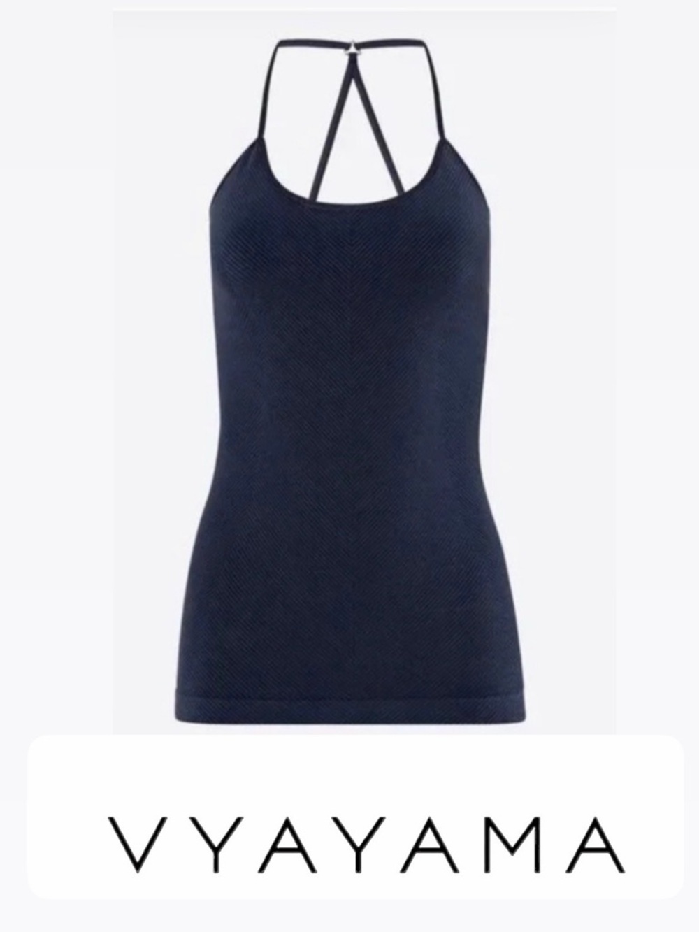 VYAYAMA Strata Cupro Seamless Strappy Y Tank